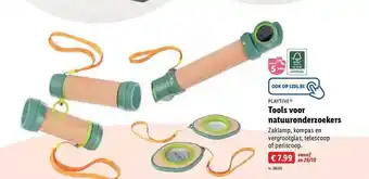 Lidl Playtive tools voor natuuronderzoekers aanbieding