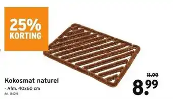 GAMMA Kokosmat naturel 25% korting aanbieding