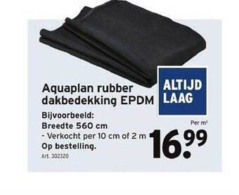 GAMMA Aquaplan rubber dakbedekking epdm aanbieding