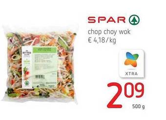 Spar Colruyt Spar chop choy wok aanbieding