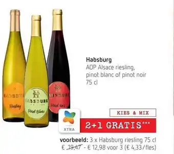 Habsburg aop alsace riesling pinot blanc of pinot noir