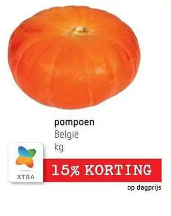 Pompoen belgië kg