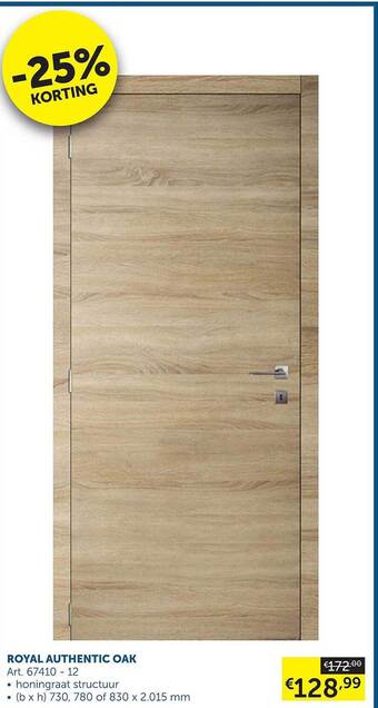 Zelfbouwmarkt Royal authentic oak aanbieding
