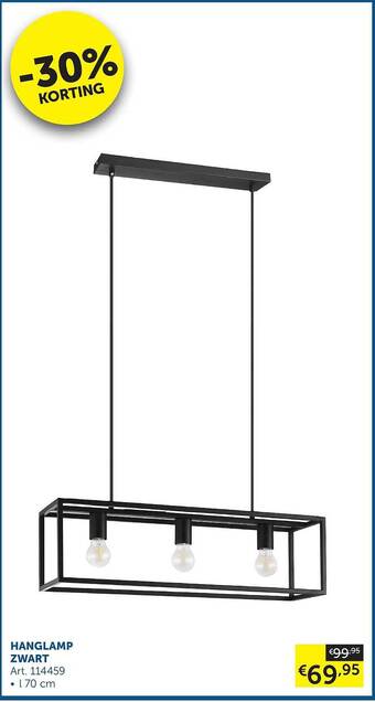 Zelfbouwmarkt Hanglamp zwart aanbieding