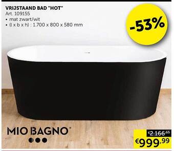 Zelfbouwmarkt Vrijstaand bad aanbieding