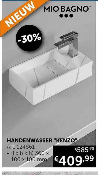 Zelfbouwmarkt Handenwasser aanbieding