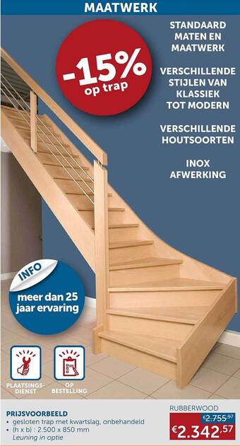 Zelfbouwmarkt Maatwerk aanbieding