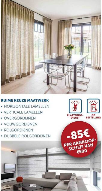 Ruime keuze maatwerk