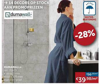 Zelfbouwmarkt Dumawall+ aanbieding