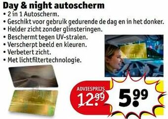 Kruidvat Day + night autoscherm aanbieding