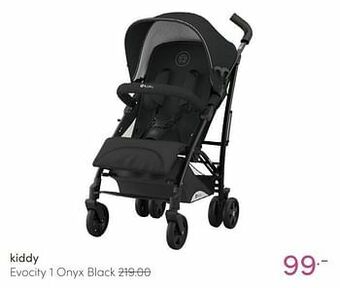 Baby & Tiener Kiddy evocity 1 onyx black aanbieding