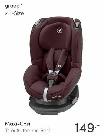 Baby & Tiener Maxi-cosi tobi authentic red aanbieding