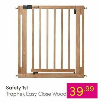 Baby & Tiener Safety 1st traphek easy close wood aanbieding