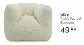 Baby & Tiener Jollein teddy fauteuil beanbag aanbieding