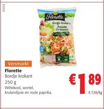 Colruyt Florette Bordje Krokant 250g aanbieding