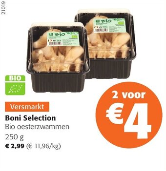 Colruyt Boni Selection Bio Oesterzwammen 250 g aanbieding