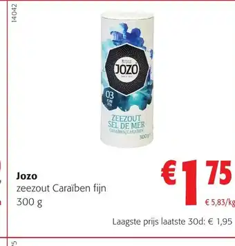 Colruyt Jozo Zeezout Caraiben fijn 300g aanbieding