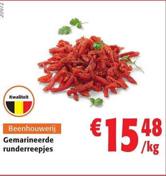 Colruyt Gemarineerde runderreepjes aanbieding