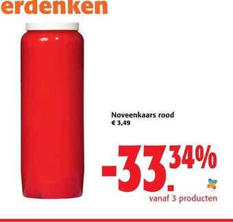 Colruyt Noveenkaars rood aanbieding