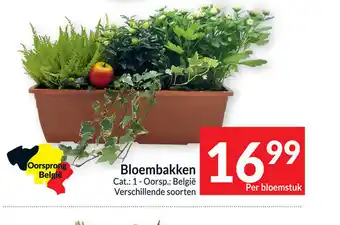 Bloembakken per bloemstuk