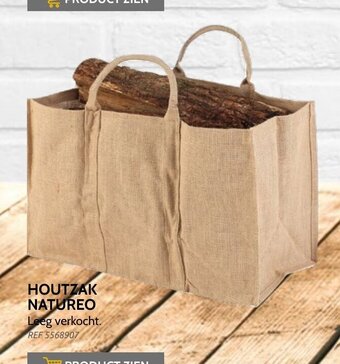 Brico Houtzak natureo leeg verkocht aanbieding