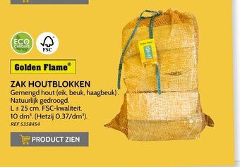 Brico Zak houtblokken aanbieding