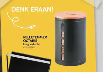 Brico Pelletemmer octaris leeg verkocht aanbieding