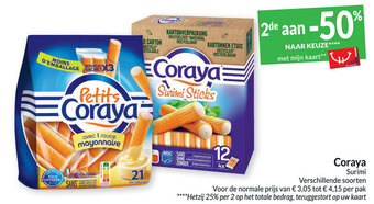 Coraya Surimi Verschillende Soorten