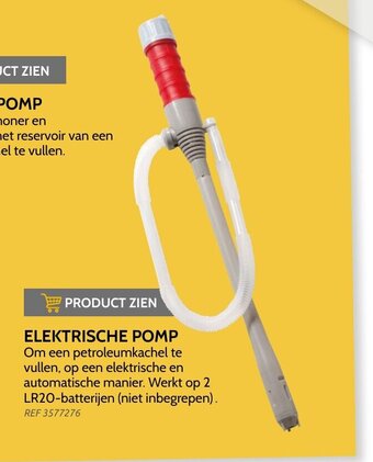 Brico Elektrische pomp aanbieding