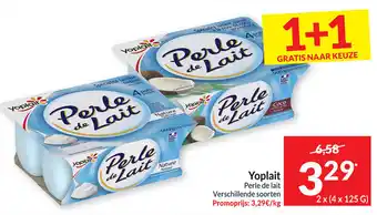 Yoplait Perle de Lait 2 x ( 4 x 125g)