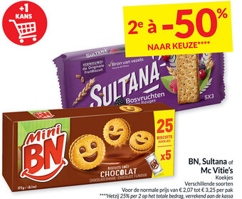 Intermarché BN, Sultana of Mc Vitie's Koekjes aanbieding