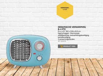 Brico Keramische verwarming B-4 PTC aanbieding