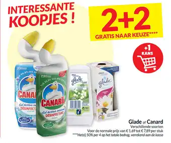 Glade of Canard Verschillende Soorten