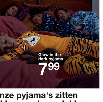 Glow in the dark pyjama