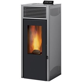Brico Invicta pelletkachel nola 10 grey 10kw aanbieding