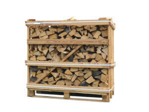 Hubo Brandhout mix ovendroog klein krat 1100dm³ aanbieding