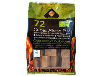 Hubo Forever aanmaakblokjes 72 stuks aanbieding