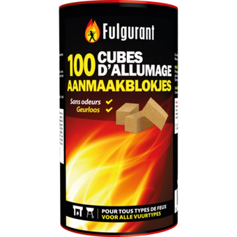 Fulgurant aanmaakblokjes 100 stuks