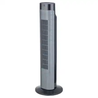 GAMMA Zuilventilator canberra 24x76 cm met timerfunctie zwart/grijs aanbieding