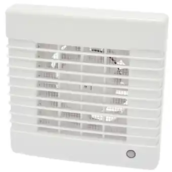 GAMMA Sanivesk inbouwventilator original met timer ø100 mm wit aanbieding