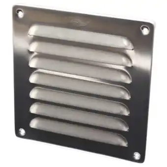 Sanivesk schoepenrooster 195x195 mm inox
