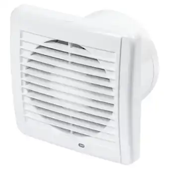 GAMMA Sanivesk stille ventilator met timer ø125 mm wit aanbieding