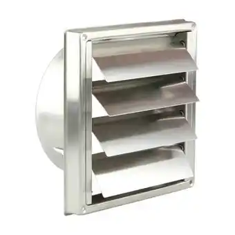 GAMMA Renson inbouw dampkaprooster ø125 mm inox aanbieding
