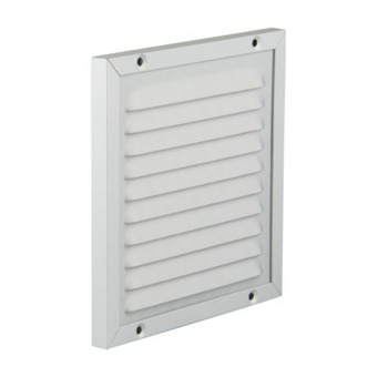 GAMMA Renson opbouw schoepenrooster met kader 150x150 mm aluminium zilver aanbieding