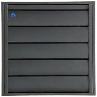 GAMMA Renson opbouw dampkaprooster 210x210 mm aluminium zwart aanbieding