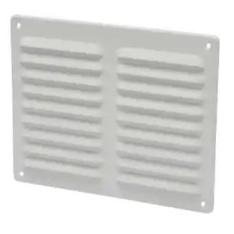 GAMMA Sanivesk schoepenrooster 245x195 mm aluminium wit aanbieding