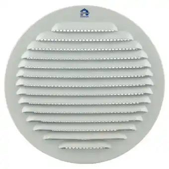 GAMMA Renson inbouw schoepenrooster ø150 mm aluminium wit aanbieding