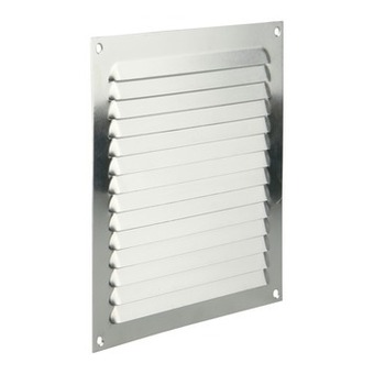 GAMMA Renson ventilatierooster opbouw aluminium zilver 20x20 cm aanbieding