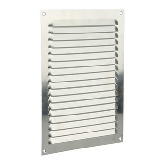 GAMMA Renson ventilatierooster opbouw aluminium zilver 20x25 cm aanbieding