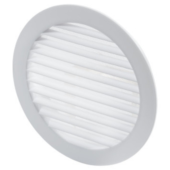 GAMMA Sanivesk ventilatierooster ø150 mm kunststof wit aanbieding